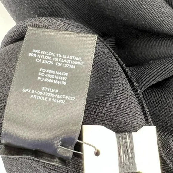 NEW Aritiza Ribbed Sculpt Knit Criss Cross Midi Dress Sz M - Picture 7 of 7